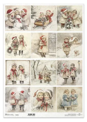 Zdjęcie produktu dla PAPIER RYŻOWY do decoupage A3 - R1522L - Itd Collection