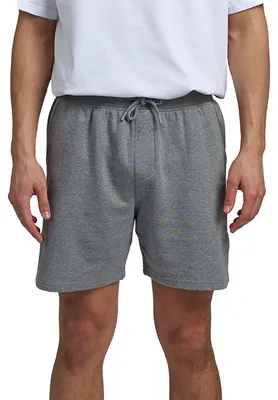 Productafbeelding van Herenshorte broek, joggingbroek, katoen, comfortabel, warm, lichtgrijs, maat M
