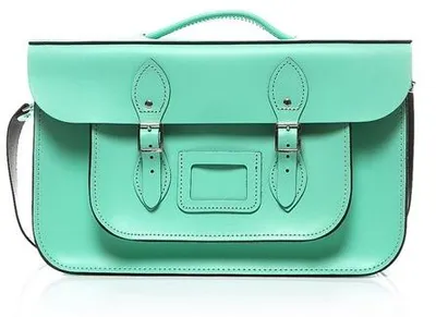 Productafbeelding van Leren handtas RETRO MINT OX18