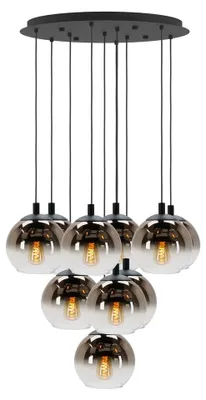 Productafbeelding van Hanglamp Ariscani 1 10-lichts zwart