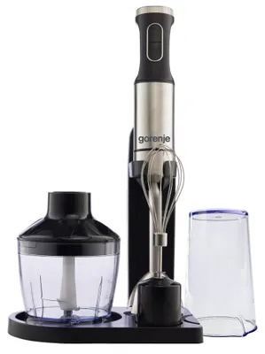 Zdjęcie produktu dla Gorenje HBX1000EB, Blender immersyjny, 0,6 l, Funkcja pulse, 0,75 m, 1000 W, Czarny