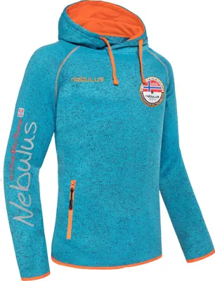 Zdjęcie produktu dla Bluza polarowa Nebulus MILL męska, ciepła bluza z kapturem, P5127 - mężczyźni, turkusowy, XXL