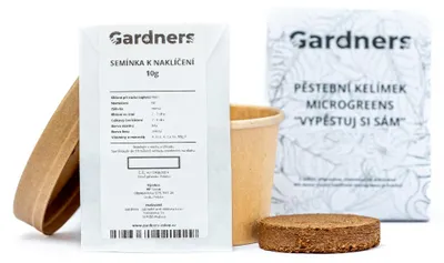 Obrázek produktu pro Gardners Pěstební kelímek microgreens "Vypěstuj si sám" - Ředkvička růžová