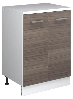 Obrázek produktu pro Kuchyňská skříňka pod šikmou střechu Vicco R-Line Ušlechtilá šedá 60 cm bez šikminy se 2 dveřmi, Model 61774