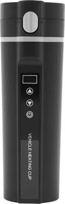 Produktbild von Auto Wasserkocher - Elektrische Reise-Thermoskanne 12–24 V - 450 ml - 304 Edelstahl - 70–100 W - BPA-frei - Gelb