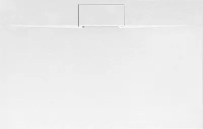 Produktbild von VBChome Duschwanne 120 x 90 x 2,5 cm Weiß Steinstruktur Duschtasse Extra Flach Rechteckig Ablaufgarnitur Abdeckplatte SMC Verbundwerkstoff Universelle Installation Siphon Rechteckig 90x120 cm Lang