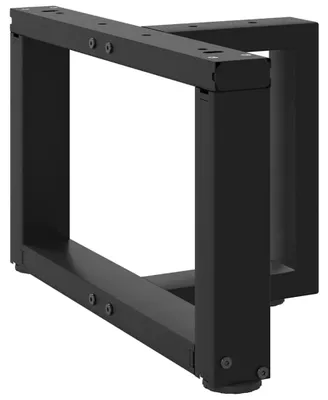 Imagen del producto de Patas para mesa de centro en forma de T (2 unidades), color , 50 x 25 x (30-31) cm, acero