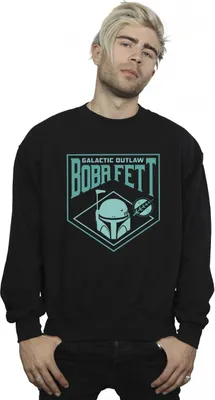 Produktbild von Star Wars - "The Book Of Boba Fett Galactic" Sweatshirt für Herren BI43998 (M) (Schwarz)
