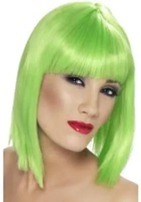Produktbild von Glam Perücke, Neon-Grün