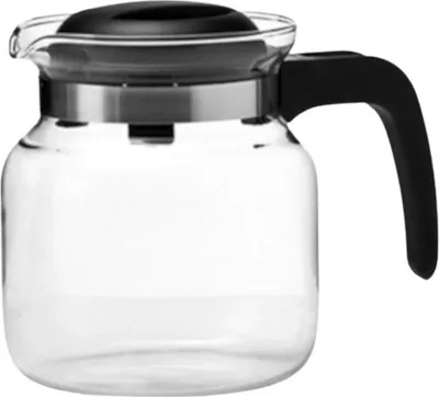 Produktbild von montana: :content Teekanne, Glaskanne, Teebereiter, Kaffeekanne, Tee Kanne, Glas, Schwarz, 950 ml, 057866