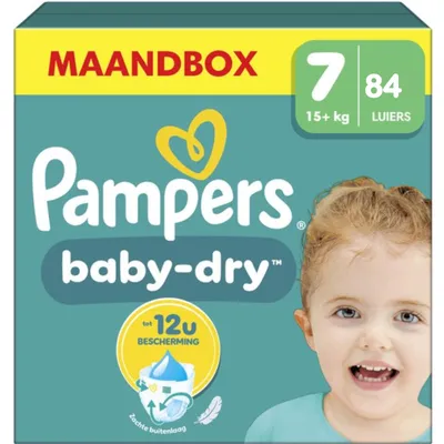 Produktbild von Pampers Baby-Dry – Größe 7 (15 kg+) – 84 Windeln