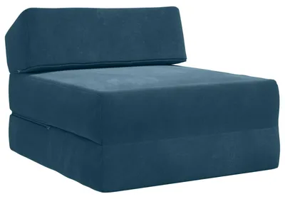 Obrázok produktu pre vidaXL Rozkladacia pohovka Modrá 60 x 70 x 41 cm Látková