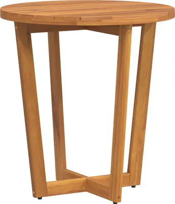 Produktbild von vidaXL Garten-Beistelltisch Rund Ø70x75 cm Massivholz Akazie
