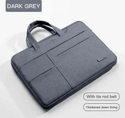 Produktbild von 13,3 Zoll Laptop-Tasche Wasserdichte Notebook-Hülle für Macbook Air Pro 13 15 Computer-Schulter-Handtaschen-Aktenkoffer-Tasche