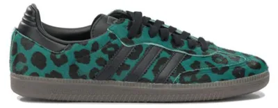 Image de Adidas originals baskets femme vert samba og en cuir - 5