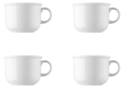 Produktbild von 4 x Kaffee-Obertasse - Trend Weiß - Thomas - 11400-800001-14742 Porzellan Geschirr -