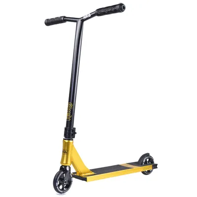 Image de NKD Rally V2 Stunt-Scooter Or/Noir 79cm - Pour les jeunes héros du stunt