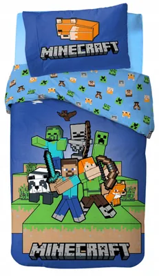 Obrázek produktu pro BrandMac Bavlněné povlečení Minecraft 140x200 cm Originální