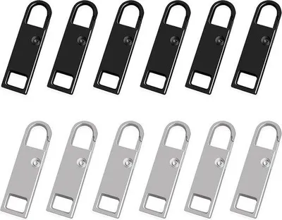 Produktbild von Famanu Ritschnallen 12 Stück - Schwarz/Silber