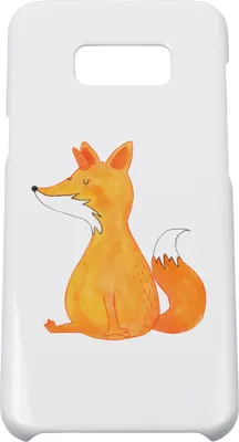 Produktbild von Mr. & Mrs. Panda Samsung Galaxy S8 plus Handyhülle  Einhorn Wunsch - Weiß - Geschenk, Unicorn, Fuchs, Füchse, Unicorns, Handy, Einhörner, Fuchshörnchen, Cover, Case