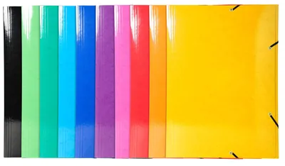 Obrázek produktu pro Exacompta 59829E Složka (Iderama se 3 chlopněmi a pružným uzávěrem, 600 g/m2, A3, maxi kapacita, manilský karton)