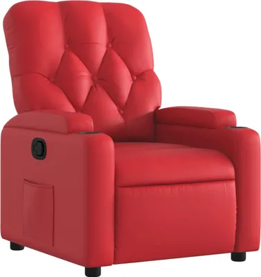 Produktbild von vidaXL Relaxsessel Rot Kunstleder