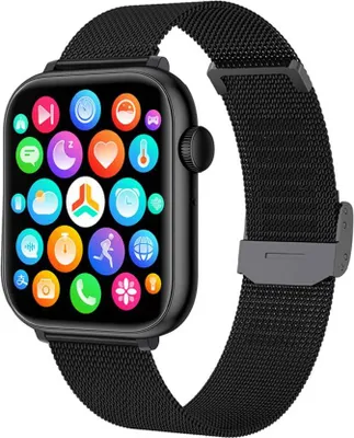 Image de Eko, montre connectée avec 3 bracelets modèle Inspiria, noir