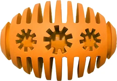 Produktbild von Kauspielzeug Rugbysnacker, 100% Naturkautschuk, Spielzeug für Hunde, Natur Gummi