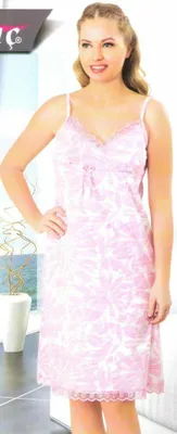 Immagine prodotto di Camicia da notte da donna Pigiama Rosa M Abbigliamento da notte corto con motivo A-59
