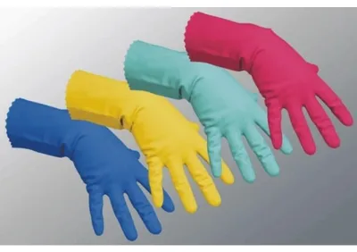 Produktbild von Handschuhe Multipurpose Der Feine Naturlatex blau Größe S
