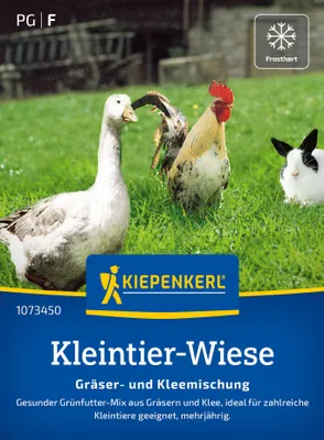 Produktbild von Kiepenkerl Rasensamen Kleintier-Wiese Gräser- und Kleemischung für ca. 1 m²