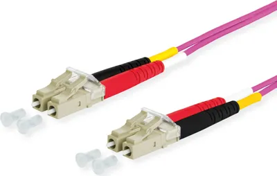 Produktbild von METZ CONNECT OpDAT Patchkabel LC-D/LC-D OM4, 1 m