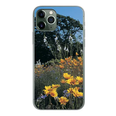 Produktbild von MuchoWow® Handyhülle Schutzhülle Hülle für iPhone 11 Pro Blumen - Natur - Farbe Silikon Softcase Handy Hülle - Handy