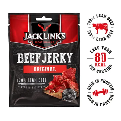 Obrázek produktu pro Jack Links Beef Jerky Original 100 Prozent Lean Beef Snack 25g