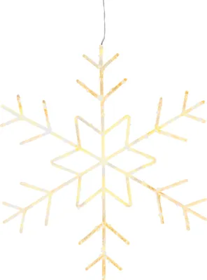 Produktbild von Dekoration MagicHome Weihnachten, Schneeflocke, 120xLED, IP44, 60 cm