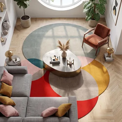 Obrázok produktu pre Conceptum Hypnose, koberec, 100x150 cm, červený, 100% polyester, protišmykový, možné prať v práčke