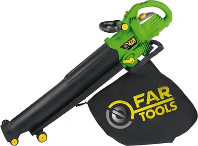 Produktbild von Laubbläser und Laubabsauger – 2800 W – 960 m³/h – mit Auffangbeutel und Vorabstreuer
