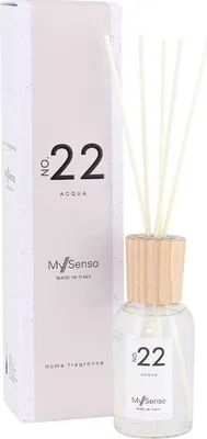 Produktbild von Diffuser Premium 100 ml N°22 Acqua, My Senso, Raumduft, inkl. 5 Faserstäbchen, Duftstäbchen