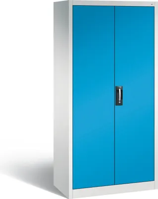 Produktbild von C+P Werkstattschrank mit 4 Schubladen | HxBxT 195x93x50cm | Lichtgrau/Lichtblau