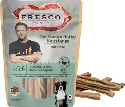 Produktbild von FRESCO Die Martin Rütter Kaustange mit Ente 150 g