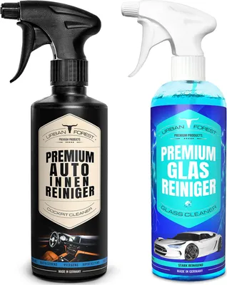 Produktbild von Autoreiniger SPARSET | Premium Auto Innen Reiniger + Auto Glasreiniger 2 x 500ml Profi Reinigung & Pflege von URBAN FOREST