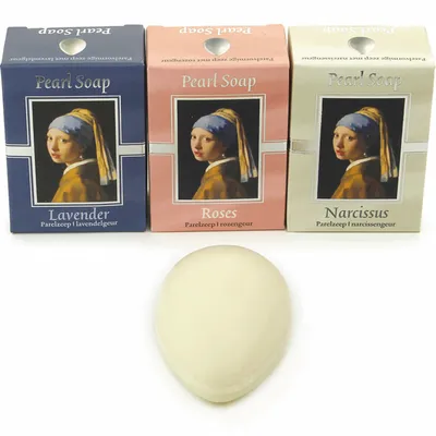 Produktbild von Vermeer-Seife »Perlenohrring«, 3er-Set.