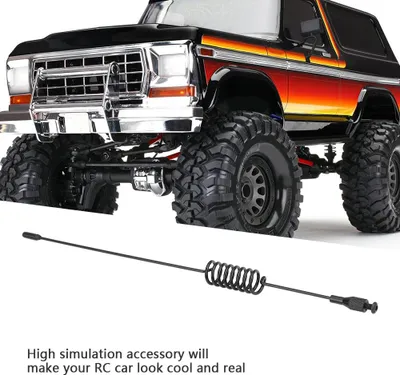 Obrázek produktu pro Anténa pro simulaci dálkového ovládání vozidla pro Traxxas TRX-4 RC Crawler Car (195 mm)
