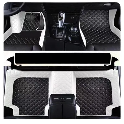 Image de Tapis de sol pour voiture, sur mesure, faciles d'entretien, lot de 3 tapis - 1, conduite à droite
