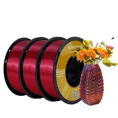 Immagine prodotto di Filamento PLA seta, tricolore, sigillato sotto vuoto, H-3KG