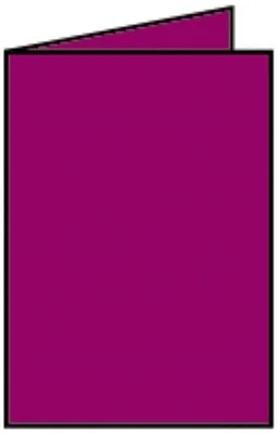 Produktbild von Rössler Papier 220706546 Coloretti Doppelkarte - A6 hoch, 5 Stück, amarena