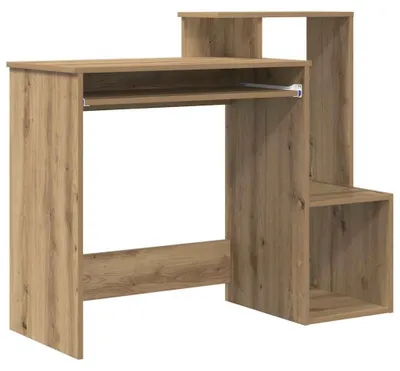 Productafbeelding van Modern Bureau van Eikenhout met Opbergruimte