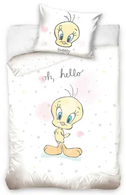 Zdjęcie produktu dla Pościel do łóżeczka 100x135 Tweety zwariowane melodie