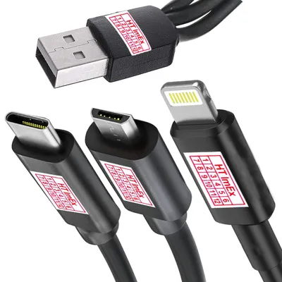 Produktbild von Multi-USB Kabel Universal Ladekabel 3in1 Mehrfach Handy Adapter Lang Kabel