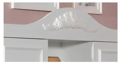 Produktbild von Kinderzimmer Set Weiß Elegantes Schreibtisch Design Bücherregal Holz Möbel Neu